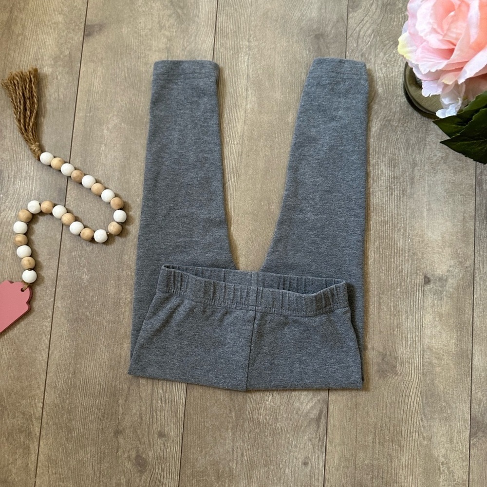 Hanna Andersson Toddler Girls Quality Gray Stretch Leggings Size 3T (90)